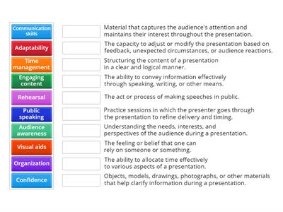 Presentation skills