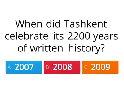 History of Tashkent
