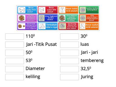 QUIZ UNSUR DAN SUDUT PADA LINGKARAN 