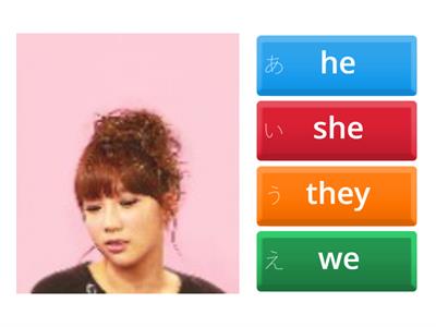 Personal pronouns - they, we,he, she?