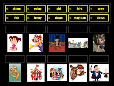 Spotlight 2 module 9 At the circus Words
