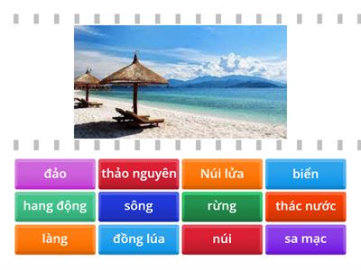 địa điểm nổi tiếng về thiên nhiên