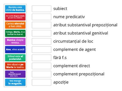 Funcții sintactice-substantiv