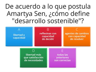 Enfoque de capacidades y sostenibilidad.