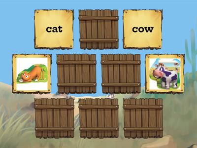 farm animals vocabulary U6