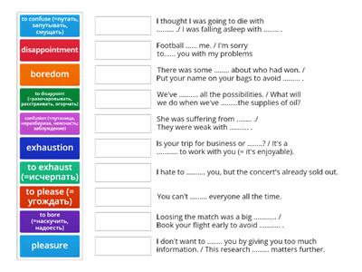 Word families • Outcomes Intermediate • Unit 2 Feelings