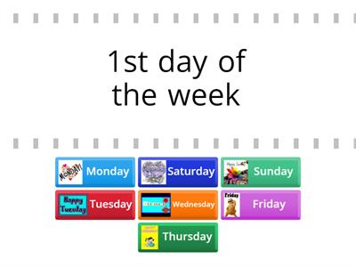 Days of the week