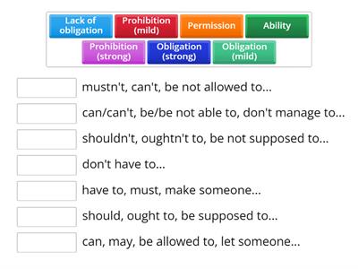 Adults 16! Modal verbs review