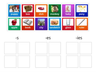 Plural nouns