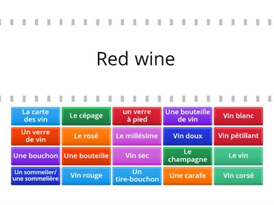 01 Wine Vocabulary Anglais/Français - Sommelier - 