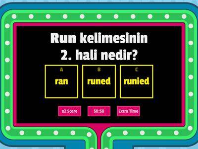 Regular Irregular Verbs