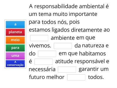 Teste Cloze demonstração