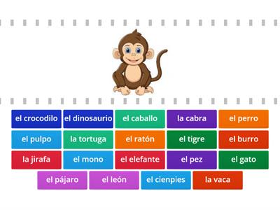 animales en espanol