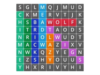 vocab word search