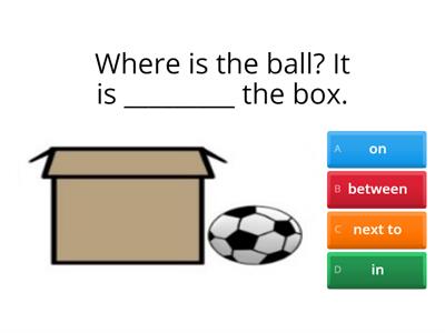 Prepositions of place 2