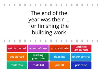 Planning and procrastination