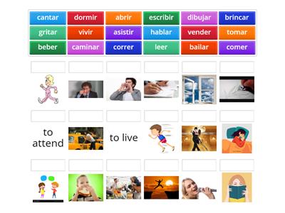 Somos 1 (Span 1) high frequency, regular verbs