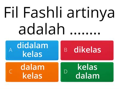 BAHASA ARAB BAB 5 DHIO