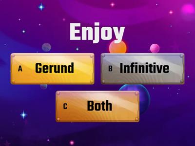 Grammar (B1)  Gerund, infinitive or both?