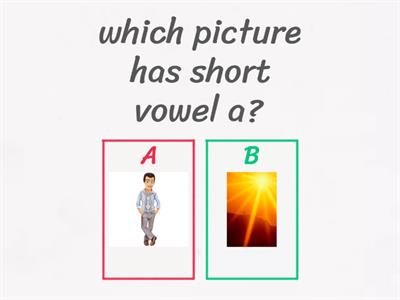 short vowel a