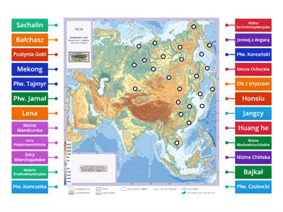 Znajomość mapy Azji cz.1