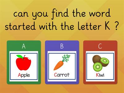Identify letter K