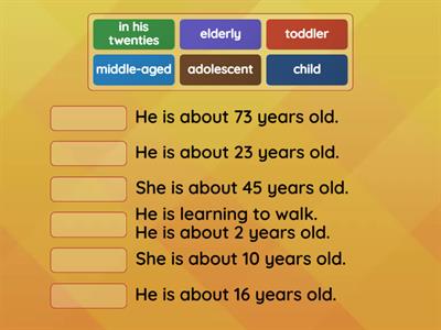 Ages and stages of life.