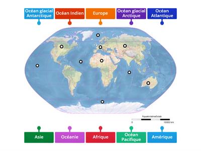 Continents et océans CLAS