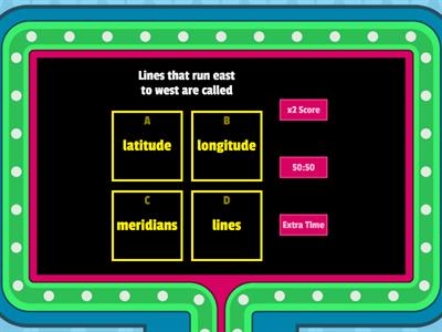  Latitude and Longitude