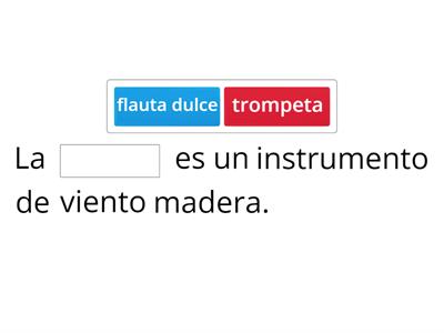 INSTRUMENTOS MUSICALES DE LA ORQUESTA