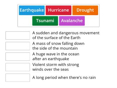 nature disasters