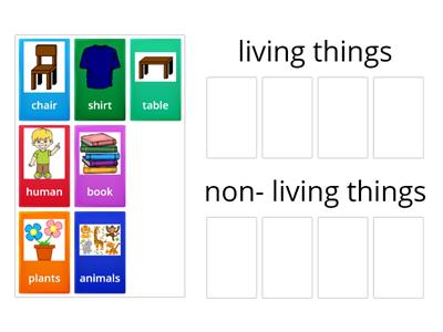 science living things and non-living things