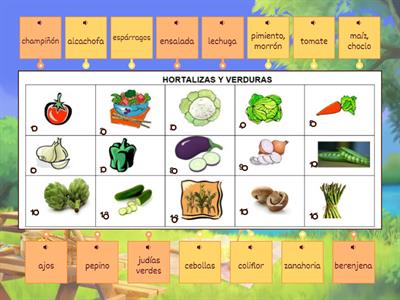 Hortalizas y verduras