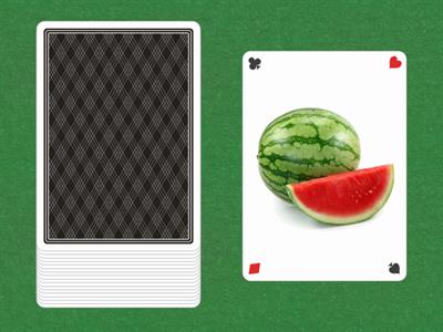Fruits and Veggies Flashcards