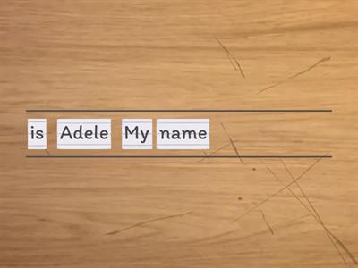 Introducing yourself - Adele