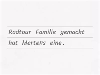 Familie Mertens im Urlaub. 