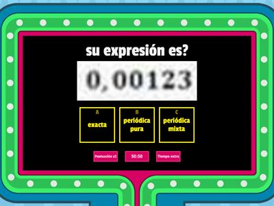 Expresiones decimales