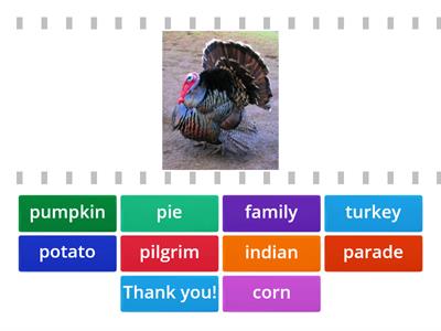 Thankgiving Day (vocabulary)