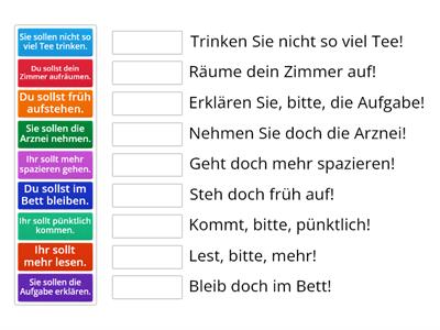 Netzwerk neu A1 K8 Imperativ und sollen