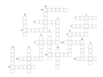 Crossword! nge, nce (soft g and c) and trigraphs: dge, tch
