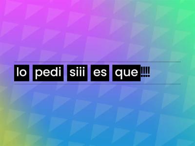 bariendo letras en español