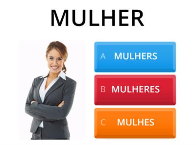 O plural das palavras em português 