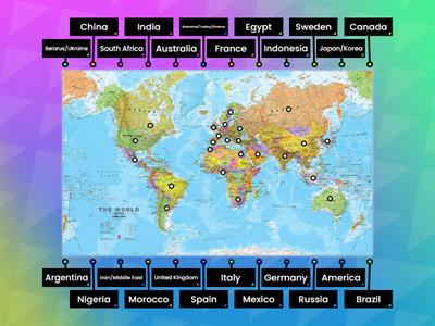  EC 1A B3 World Map Quiz