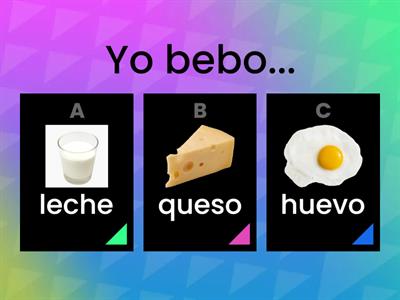 ¿Beber o comer?