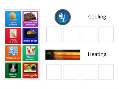 Heating and cooling materials