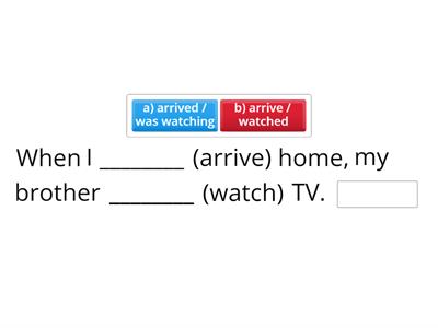 Past simple vs Past continuous