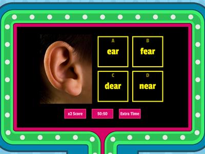  'ear' words