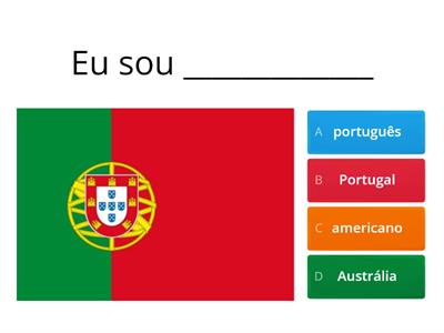  Nacionalidades + verbo Ser + preposição de