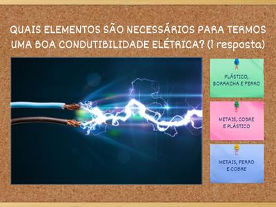 CIÊNCIAS - Condutibilidade térmica e elétrica- 5º ANO.