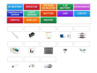 Electrical components - Teaching resources